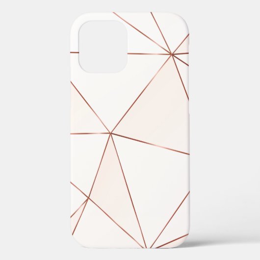 銅の多角形テクスチャ(青銅の滑空) Case-Mate iPhoneケース (裏面)