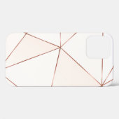 銅の多角形テクスチャ(青銅の滑空) Case-Mate iPhoneケース (裏面 (横))