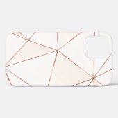 銅の多角形テクスチャ(青銅の滑空) Case-Mate iPhoneケース (裏面 (横))