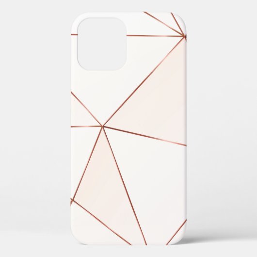 銅の多角形テクスチャ(青銅の滑空) Case-Mate iPhoneケース (裏面)