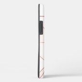 銅の多角形テクスチャ(青銅の滑空) Case-Mate iPhoneケース (裏面 / 右)