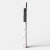銅の多角形テクスチャ(青銅の滑空) Case-Mate iPhoneケース (裏面 / 左)