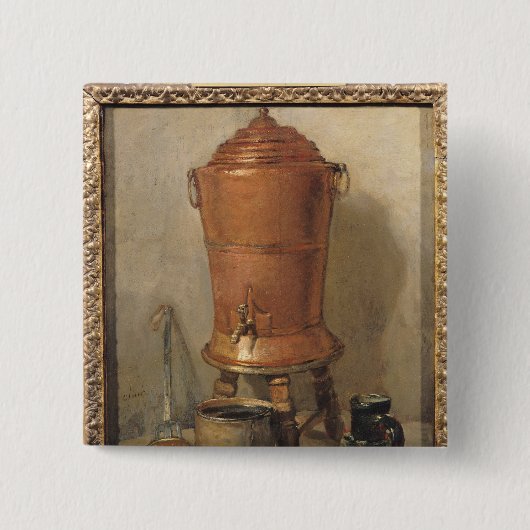 銅の水飲み場、c.1733-34 缶バッジ (正面)