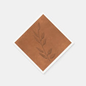 銅の粉砕物 スタンダードカクテルナプキン (角)