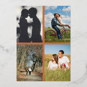 銅の結婚記念日7thパーティー6の写真 箔招待状 (裏面)