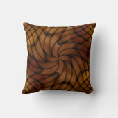 銅の織り方の渦巻の枕 クッション (裏面)