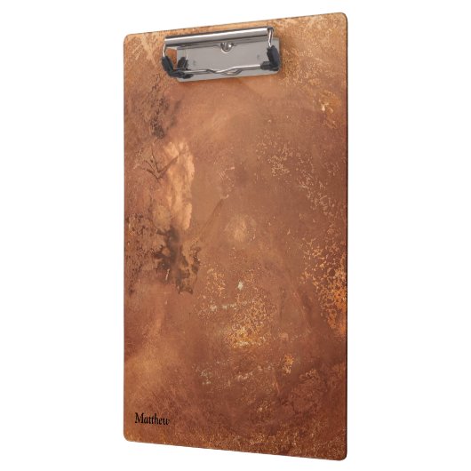 銅の背景 クリップボード (左)