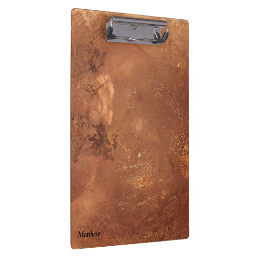 銅の背景 クリップボード (右)