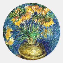 銅の花瓶のインペリアルフリティラリー – ファンゴッホ ラウンドシール