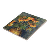 銅の花瓶のフリチラリア　ヴィンセント・ヴァン・ゴッホ タイル (側面)