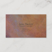 銅の質感 名刺 (正面)