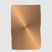 銅の輝き角度 ゴルフタオル (正面)