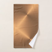 銅の輝き角度 バスタオルセット (ハンドタオル)