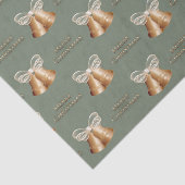 銅の鐘とクリームボーメリークリスマス 薄葉紙 (詳細)