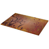 銅の露ガラス カッティングボード (角)