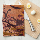 銅の露 キッチンタオル (四つ折り)