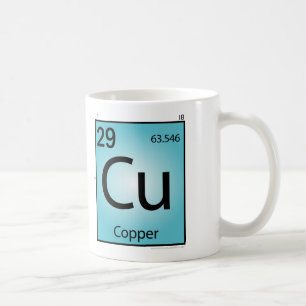 銅の (Cu)要素のマグ コーヒーマグカップ