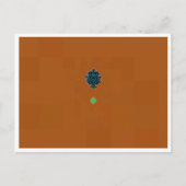 銅はがき縁ど付きテンプレート ポストカード (正面)