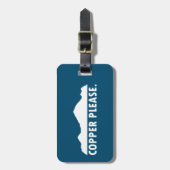 銅をお願い ラゲッジタグ (正面縦)