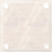 銅アブラハム・リンカーン銅貨1セント銅 ガラスコースター (裏面)