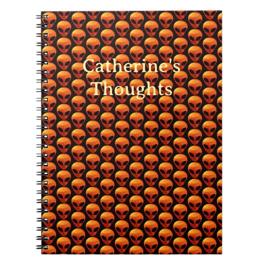 銅エイリアン ノートブック (正面)