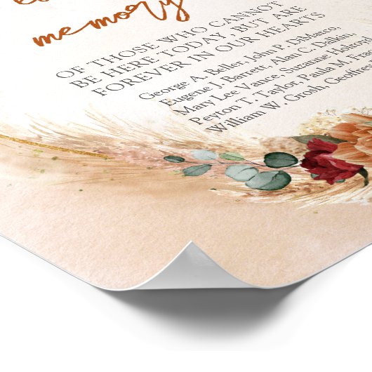 銅エレガントとブルゴーニュのアーチ愛の記憶で ポスター (角)