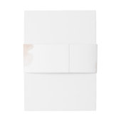 銅エレガントと燃える花の緑のボホ 招待状ベリーバンド (裏面例)