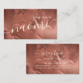 銅エレガントバラ大理石スプレータン 名刺 (正面/裏面)