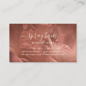 銅エレガントバラ大理石スプレータン 名刺 (裏面)