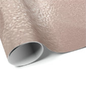 銅エレガントバラ金ゴールドとピンクマーブル ラッピングペーパー (ロールコーナー)