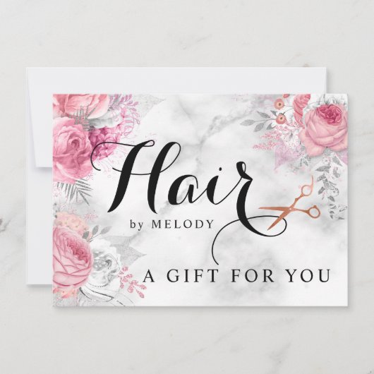 銅エレガントバラ金ゴールドはさみヘアスタイリスト (正面)