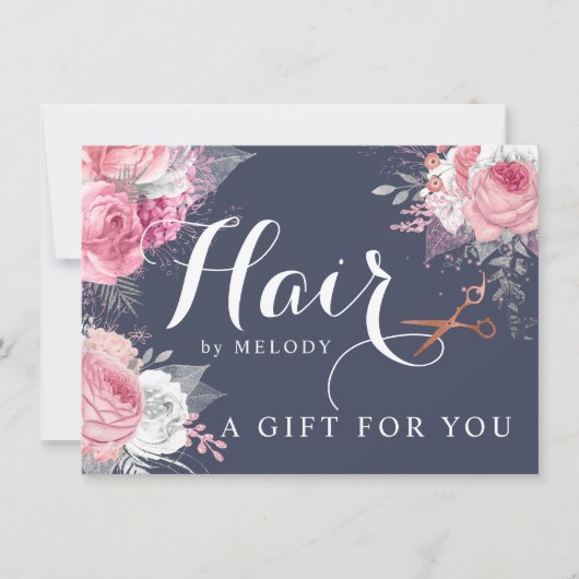 銅エレガントバラ金ゴールドはさみヘアスタイリスト (正面)