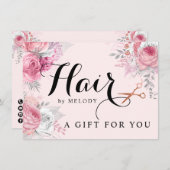 銅エレガントバラ金ゴールドはさみヘアスタイリスト (正面/裏面)