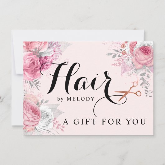 銅エレガントバラ金ゴールドはさみヘアスタイリスト (正面)