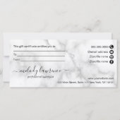 銅エレガントバラ金ゴールドはさみヘアスタイリスト (裏面)