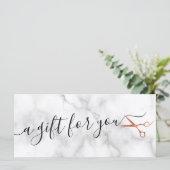 銅エレガントバラ金ゴールドはさみヘアスタイリスト (スタンド正面)