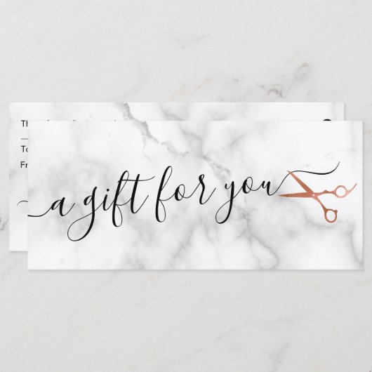 銅エレガントバラ金ゴールドはさみヘアスタイリスト (正面/裏面)