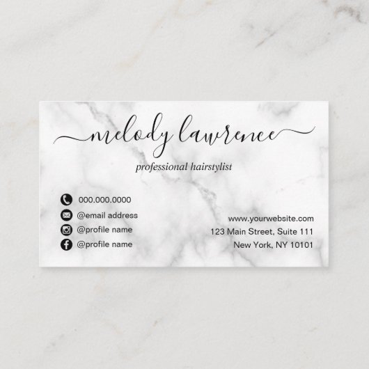 銅エレガントバラ金ゴールドはさみヘアスタイリスト ロイヤリティカード (裏面)