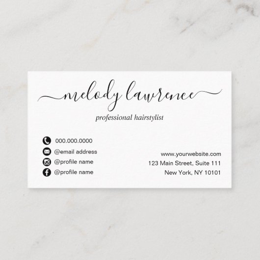 銅エレガントバラ金ゴールドはさみヘアスタイリスト ロイヤリティカード (裏面)