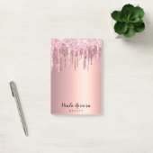 銅エレガントバラ金ゴールドグリッタードリップ ポストイット (オフィス)