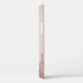 銅エレガントバラ金ゴールドグリッタードリップ Case-Mate iPhoneケース (裏面 / 右)