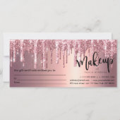 銅エレガントバラ金ゴールドグリッタードリンク化粧 (裏面)