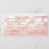 銅エレガントバラ金ゴールドグリッターメーキャップ (裏面)