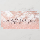 銅エレガントバラ金ゴールドグリッターメーキャップ (正面/裏面)