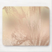 銅エレガントバラ金ゴールドマーブルグリッター マウスパッド (正面)