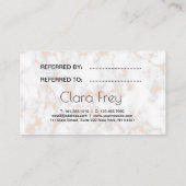 銅エレガントバラ金ゴールド唇と大理石メイク 紹介カード (裏面)