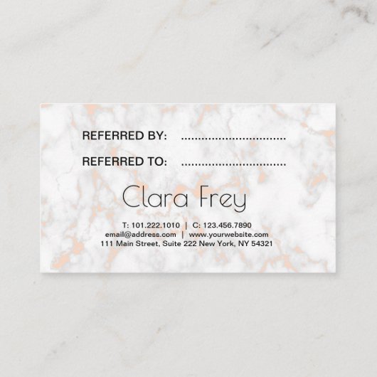 銅エレガントバラ金ゴールド唇と大理石メイク 紹介カード (裏面)