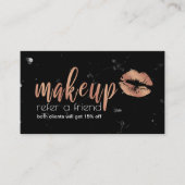 銅エレガントバラ金ゴールド唇と大理石メイク 紹介カード (正面)