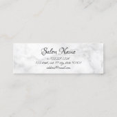 銅エレガントバラ金ゴールド スキニー名刺 (裏面)