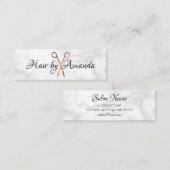 銅エレガントバラ金ゴールド スキニー名刺 (正面/裏面)